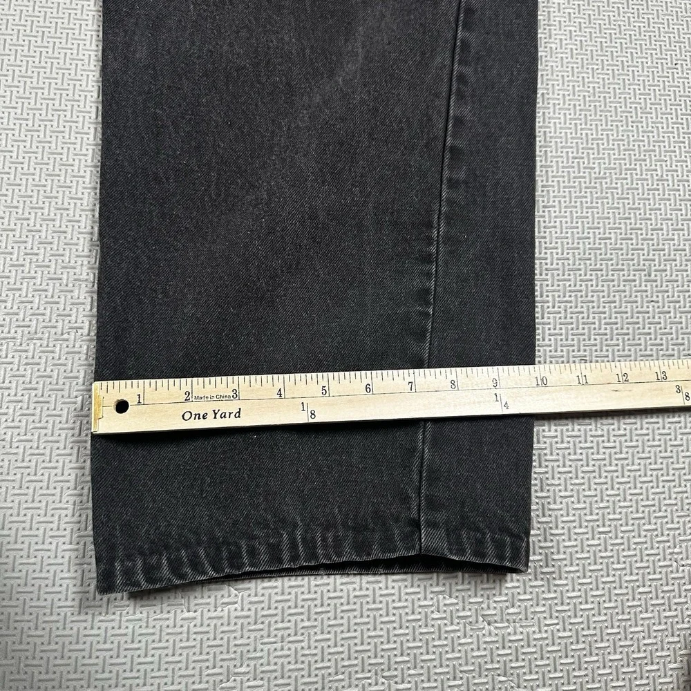 Vintage Levis 565 Dark Jeans 38x28* Men's Loose Fit Wide Baggy Leg USA 90s EUC